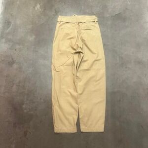 Levi's premium women's cream high loose taper‎ pants trousers baggy belt 28